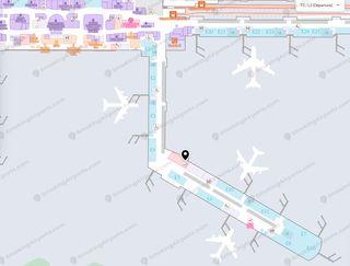 gate 5 smoking area map